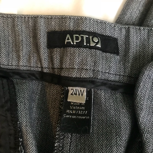 Apt 9 Grey Boot Cut Dress Pants - Picture 5 of 5